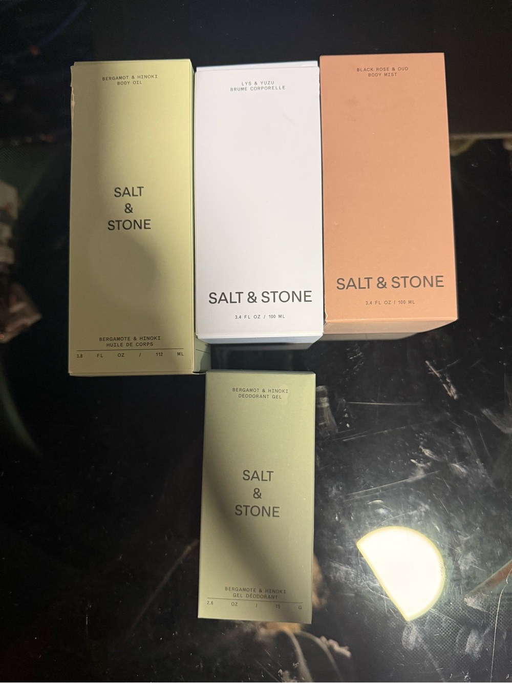 Salt & Stone Women's Moisturizer Set — Green, White, Peach